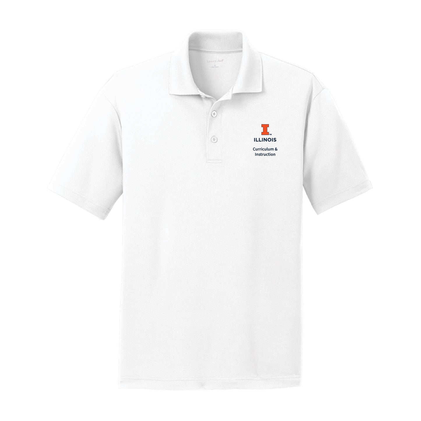 Sport-Tek - Sport-Tek PosiCharge RacerMesh Polo - White - CI Design