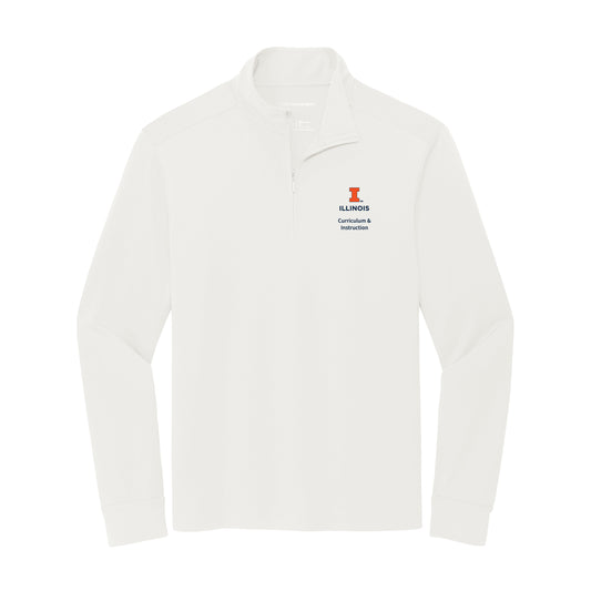 Port Authority - Port Authority C-FREE Snag-Proof 1/4-Zip - White - CI Design