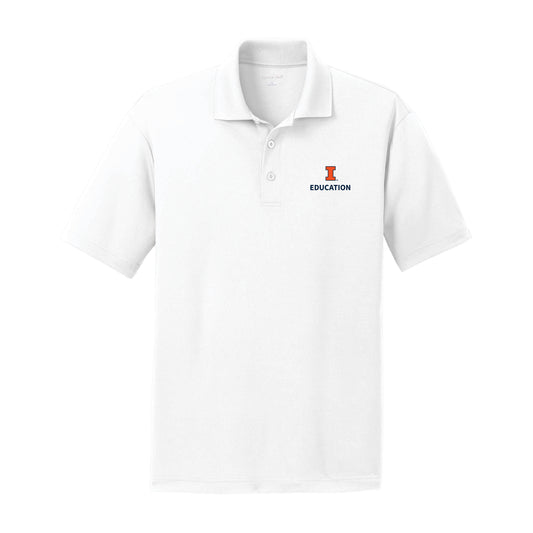 Sport-Tek - Sport-Tek PosiCharge RacerMesh Polo - White - ED Design