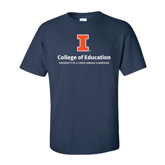 UIUC College of Education: Navy Softstyle T-Shirt